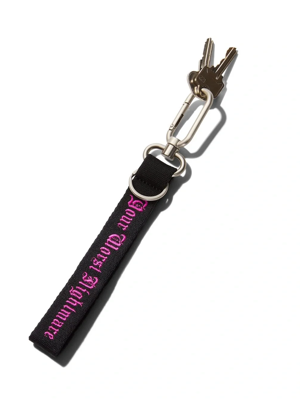 New Victoria’s Secret PINK Keychain Strap Wristlet Halloween Worst Nightmare